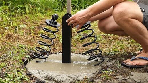 Amazing DIY! Repurposing Old Car Springs from a Scrap Yard