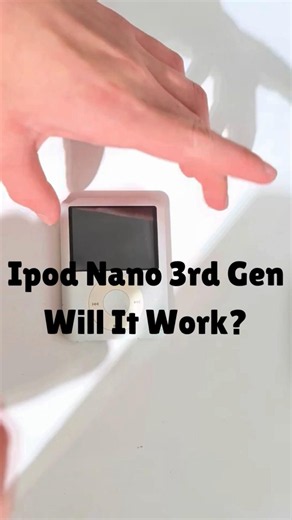 Ipod Touch Nano 3rd Gen Will It Work? #ipods #tech #nano #subscribe