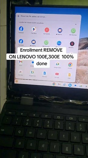 remove enrollment lenovo chromebok 300e 2nd Ast,100e 2nd