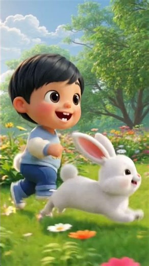 Hop Hop Bunny 🐰 | Baby Sammy Playing with Bunny