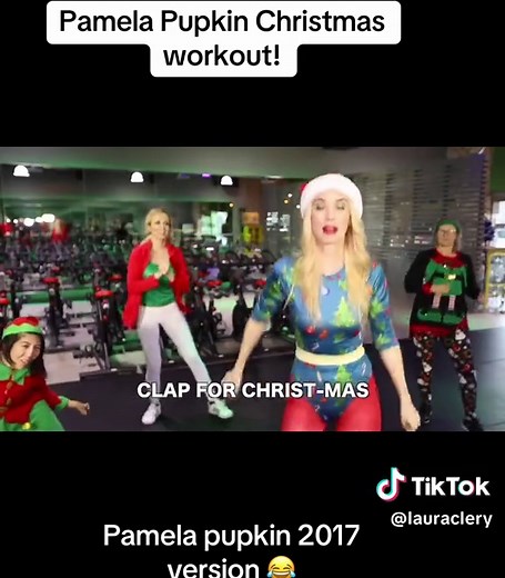 Holiday Workout with Pamela Pupkin for Christmas Spirit