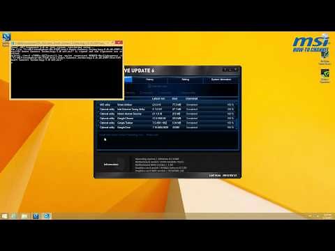 Tuto MSI - Installer des pilotes avec Live Update 6