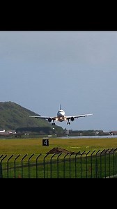 262K views · 3.1K reactions | A320 (UNIQUE) Azores Airlines Crosswind Landing Lajes Azores | Asas dos Açores | Facebook