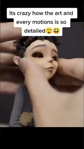 The process of making animation using stop motion