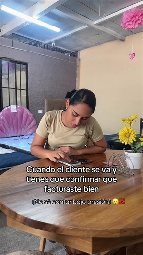 No sé contar bajo presión: cuando confirmas una factura y dudas