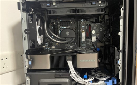 外星人r16主机安装第三方显卡细节经验分享 4080公版 alienware R16 外星人R16水冷电竞主机更换配件