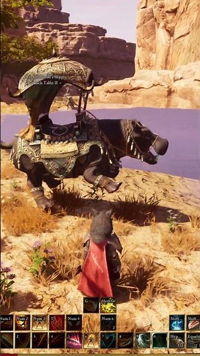 Flying Hippo Mount in Ashes of Creation