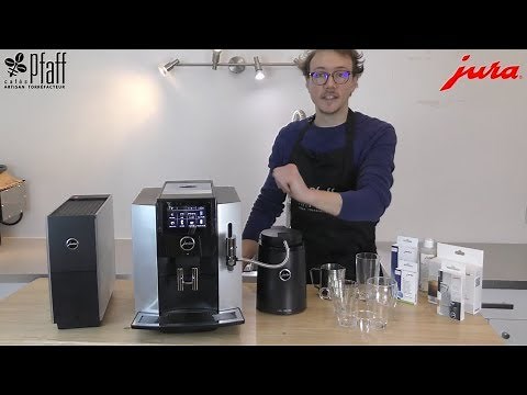 Jura S8 Démonstration complète et entretien chez les Cafés Pfaff !