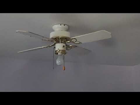 How to fix flickering light on a ceiling fan assembly.
