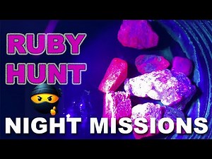 Ruby City USA. Hunt For Rubies in Franklin, NC at Night With UV Blacklight. Rockhounding Paradise.