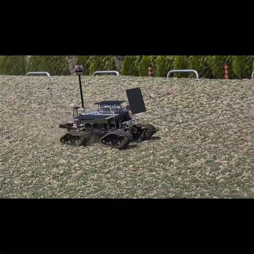 Drone takeoff and landing UGV carrier outdoor test Autopilot #shorts #ugv #robot #drone #military