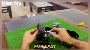 Universal String Trimmer Wheel Attachment – Fits 26mm & 28mm Shafts, Wheels for Weed Eater & Weed Wacker, Easy Support for String Trimmer