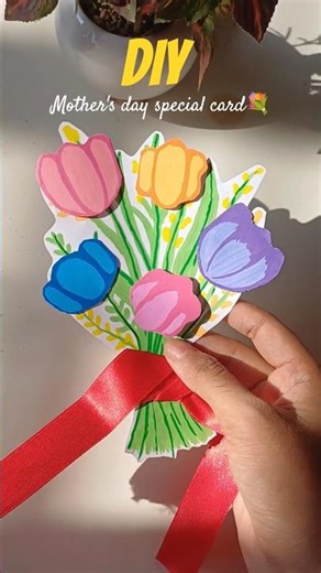 Mother’s Day Pop-Up Flower Bouquet 🌸 | Easy DIY Card Idea