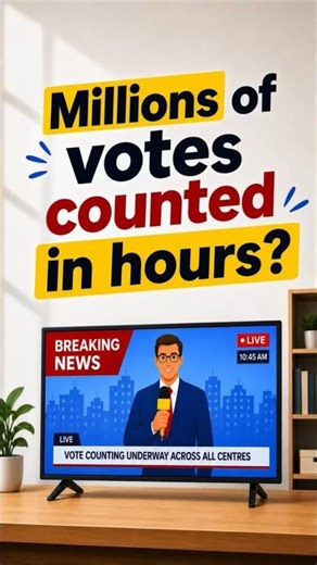 How Are Election Results Calculated So Fast? 🤯 #shorts
