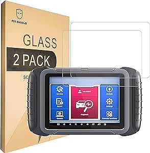 Mr.Shield Screen Protector compatible with Xtool D8 / Xtool D8BT / D8S / D8W [Tempered Glass] [2-PACK] [Japan Glass with 9H Hardness]