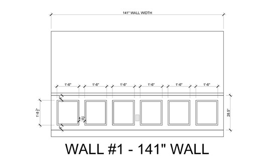 DIY Wainscoting Kit: Peel & Stick Wall Paneling - Half Wall Design - Custom for Lindsay - Etsy