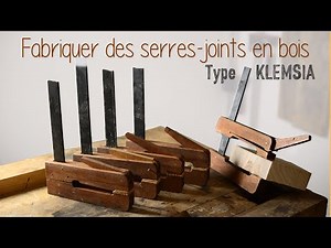 Fabriquer des serre-joints en bois