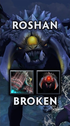 Roshan is broken Dota 2 #dota2