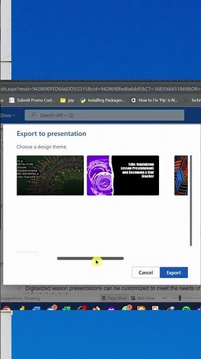 Convert Word document to PowerPoint Slides with a single click