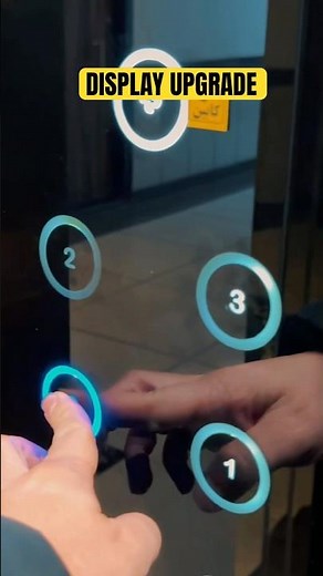 Elevator Display Upgrade | Before & After #Elevator#ElevatorRepair#ElevatorDisplay##Shorts