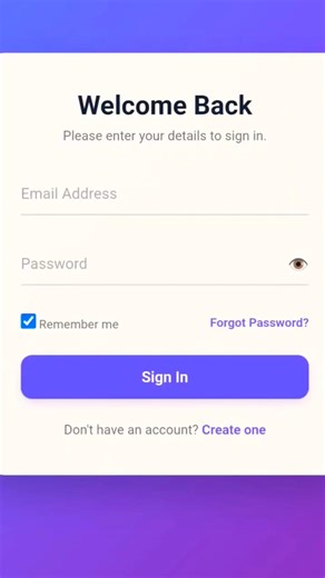🔥 Glassmorphism Login Page | HTML CSS & JS #coding #webdevelopment #shorts #webdesign #htmlcss