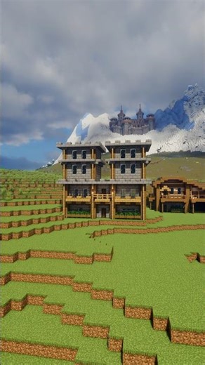 Twin Tower House | Compact & Clean Minecraft Survival Build 🏠✨