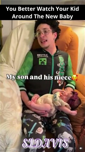 You Better Watch Your Kid Around The New Baby😮🤣😂#newborn #funny #shorts