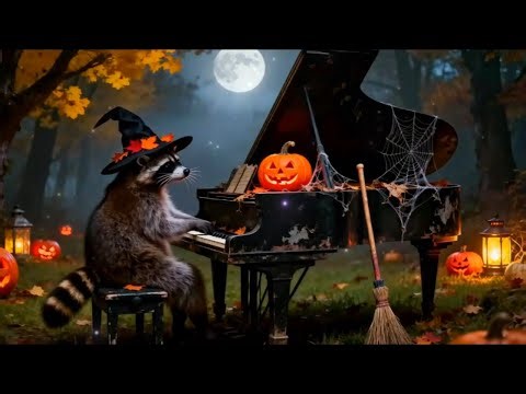 Calming Halloween Piano 🎃 Non-Scary, Cozy Music for Sleep, Study & Relaxation