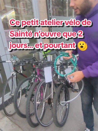 c’est un petit atelier de réparation vélo, mais ici, on prend le temps. On explique, on conseille, on ne pousse pas à la dépense saint Etienne place fourneyron #velo #cycle #saintetienne #rhonealpes #pourtoi