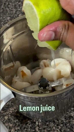 Easy Homemade Lychee Lemon Cooler 🍹 #Shorts