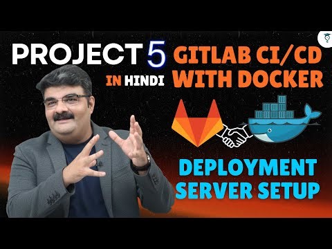 Ep 74 | GitLab Project 5 | GitLab CI/CD with Docker Configure Linux Server as Docker Host | In Hindi