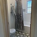 Green and White Towels - 100% Cotton | Quick Dry | Soft | Absorbent, Bath Towels Set of 6, 2 Bath 28"x52", 4 Hand 16"x27", Towels with Hanging Loop, Waffle Towels Set for Bathroom, Stripe + Checkered