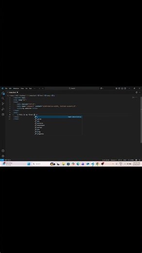 HTML Tutorial for Beginners #shorts