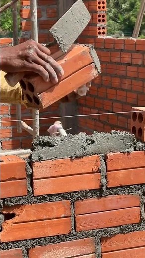 Techniques to Lay Red Bricks Neat & Fast