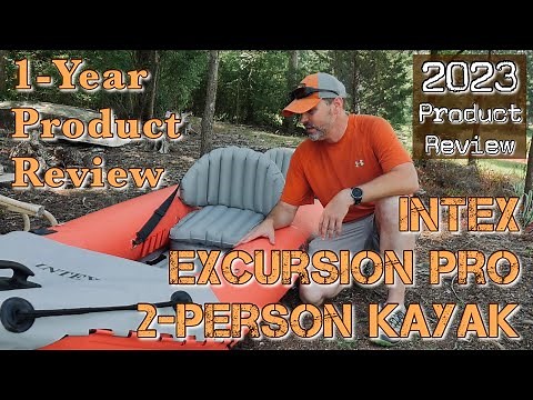 Intex Excursion Pro K2 2-Person Inflatable Kayak Review | 1-year Review-Amazon Prime Deal Vlog Ep: 7