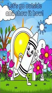 Nature's Colors Dance! Coloring Book Party for Kids! 🎨🌿🎶