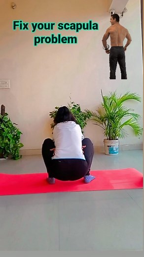 106 reactions · 13 shares | This is really good for upper back and scapula problems. Try to hold for a minute. #mobility #shoutout #shoulderpain #backpain #painrelief #yogateacher #yogainspiration #healthylifestyle | Monika Chaudhary | Facebook