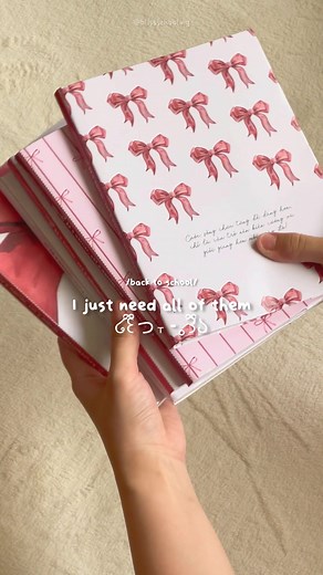 Coquette Notebook Cover - Back to School Stationery