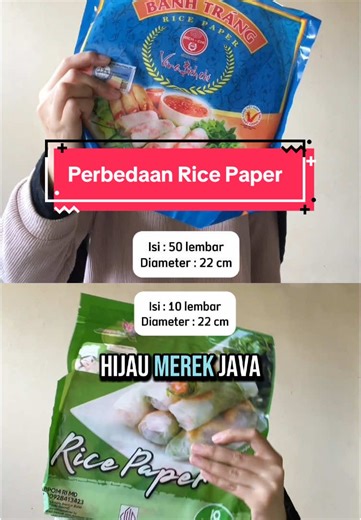 Perbedaan Rice Paper: Bantrang vs Java Superfood