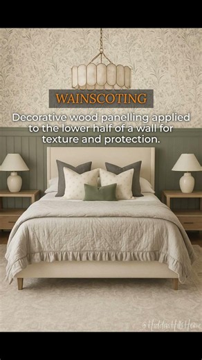 What is a Wainscoting, False Ceiling & Wall Cladding? #interiordesign #hometip #shorts #designerlife