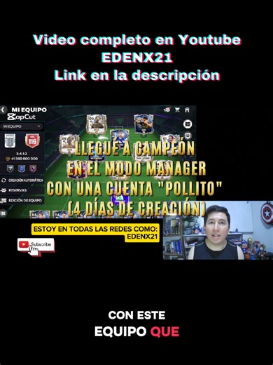 Campeón en Modo Manager en FC Mobile en 4 Días