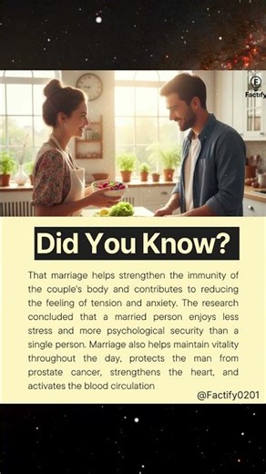 Did You Know Marriage Improves Health? 😲❤️