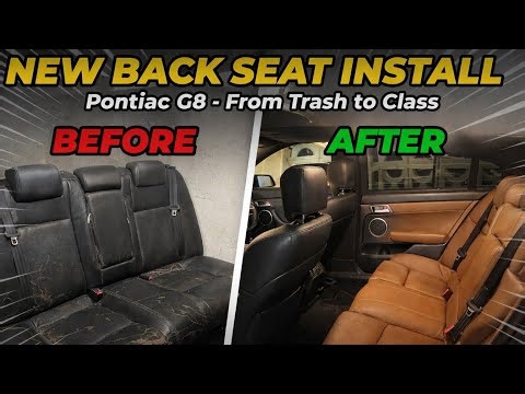 Pontiac G8 BackSeat Install/Other Mods 