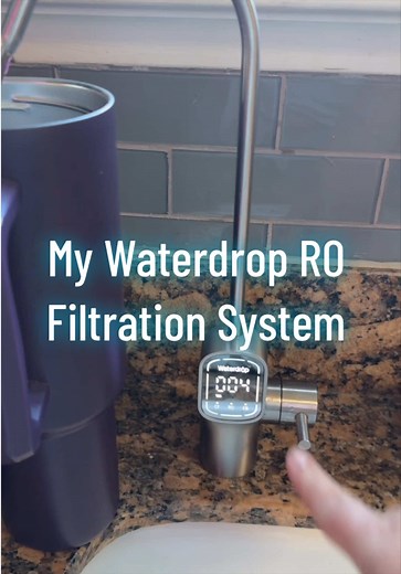 With more reports about PFAS showing up in tap water, clean water matters more than ever for us 💧 Waterdrop filter makes PFAS reduction easy for real life. The Waterdrop RO System I currently have is the G3P600 & the Remineralization Filter WD-MNR35. The countertop Waterdrop RO system I had prior to this one was the Waterdrop CoreRO System WD-C1SL... whatever your kitchen setup is, I'm convinced Waterdrop has a system that will work for you! Link in my bio. #WaterdropPFAS #FilteroutPFAS #Waterd