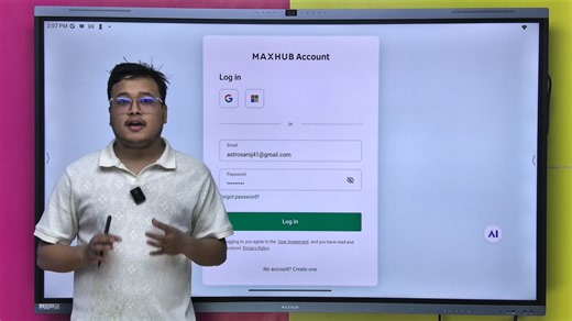 How to make advance PPT/Slides in MAXHUB Ai Smart Board? NPU chip enabled MAXHUB smart board helps teachers to teach various subjects with help of Ai. I have made small video on the Ai Slides section of MAXHUB Smart Board. #maxhubai #maxhubsmartboardnepal #maxhubnepal #smartboardnepal | Saroj Shrestha