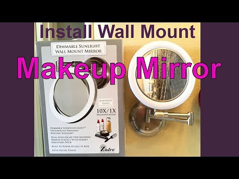 Install Wall Mount Mirror