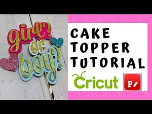 Easy Cake Topper Tutorial // Using Phonto App // For Cricut Design Space