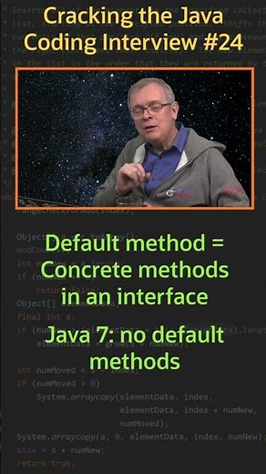 What is a default method? - Cracking the Java Coding Interview