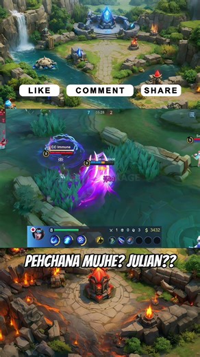 JULIAN GOT CLAPPED 😅 #mobilelegends #badang