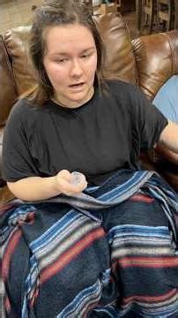 I think she enjoyed that a little too much. This is my monthly Emgality injection for migraines.